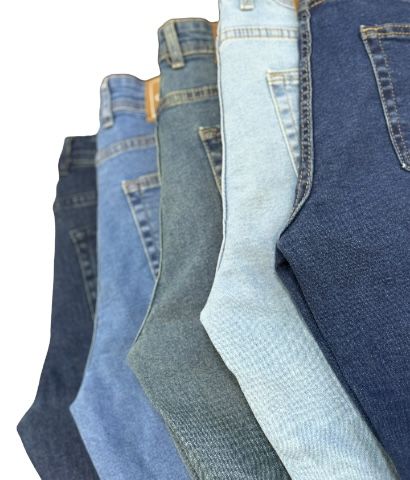 Boru Paça Normal Kalıp Mavi Kot Pantolon
